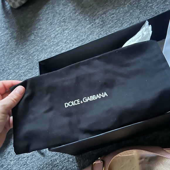 Like New Dolce & Gabbana Pink Mule Kitten Heels, size 36.5 - Picture 3 of 10